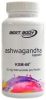 Ashwagandha KSM-66 60 kapslí 25mg withanolide 