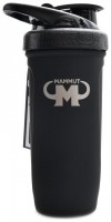 Stainless steel shaker Reforce design mammut nutrition černý mat 
