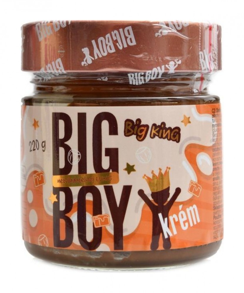 Big king 220g krém s lískovými ořechy mlékem a karamelem