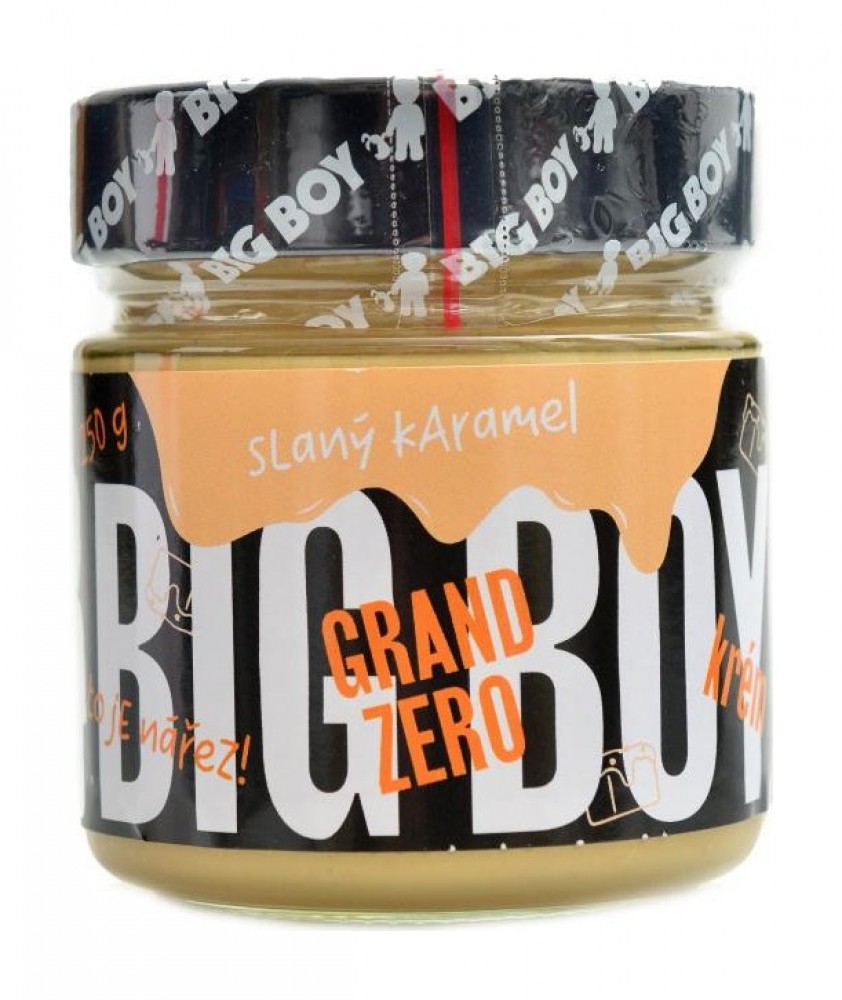 Grand zero arašídový krém s příchutí slaný karamel 250g