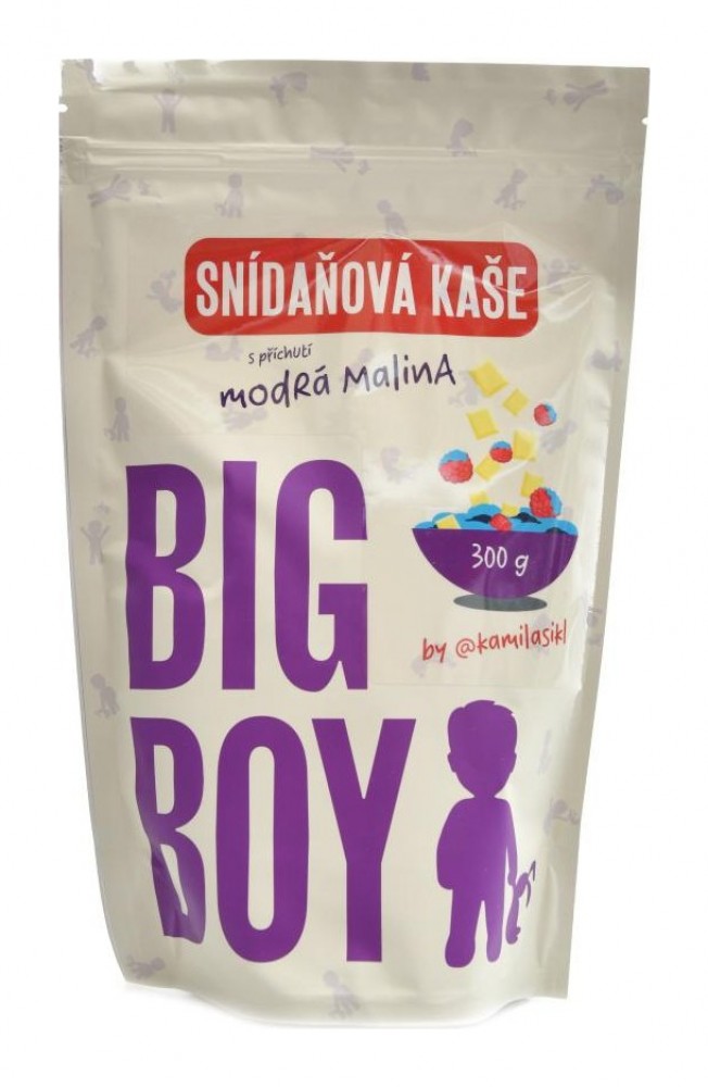 Kaše s příchutí Modrá malina 300g