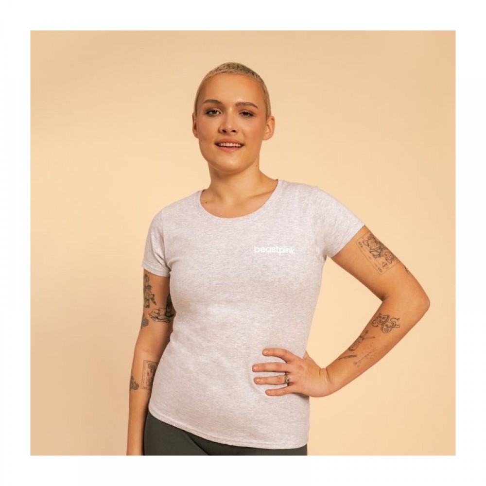 Dámské tričko BeastPink Heather Grey - BeastPink 