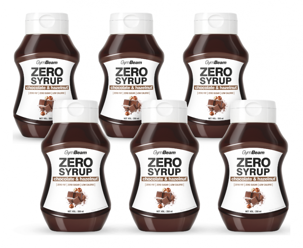 ZERO SIRUP čokoláda a lískový oříšek 6 x 350 ml