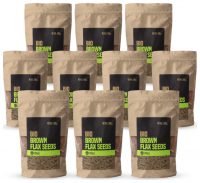 BIO lněná semena hnědá - VanaVita 10 x 500 g 