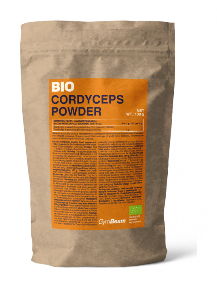 BIO Cordyceps prášek - GymBam 100 g