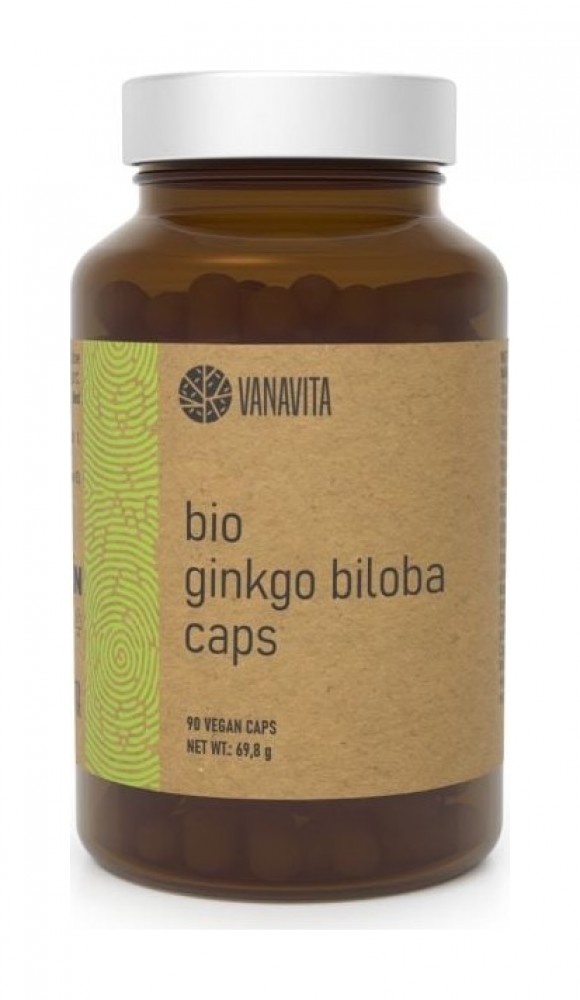 Bio Ginkgo biloba - VanaVita 90 kaps.