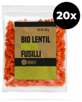 BIO Těstoviny z čočky - vřetena - VanaVita 20 x 250 g 