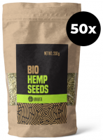 BIO Konopná semínka - loupaná - VanaVita 50 x 250 g 