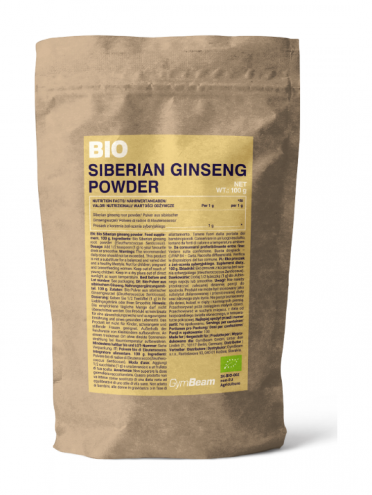 BIO prášek ze sibiřského ženšenu 100 g