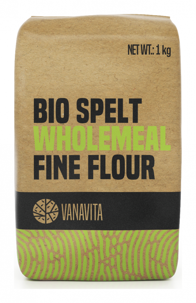 BIO Špaldová mouka celozrnná hladká - VanaVita 10 x 1000 g