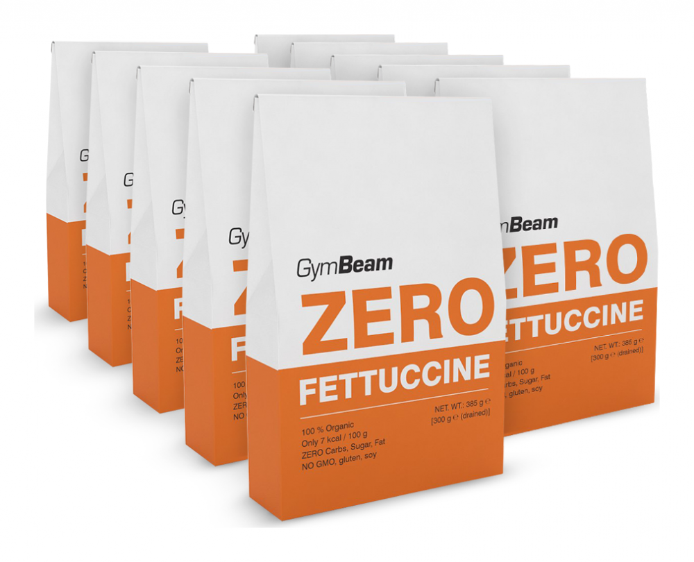 BIO Zero Fettuccine 385 g – GymBeam 10 x 385 g