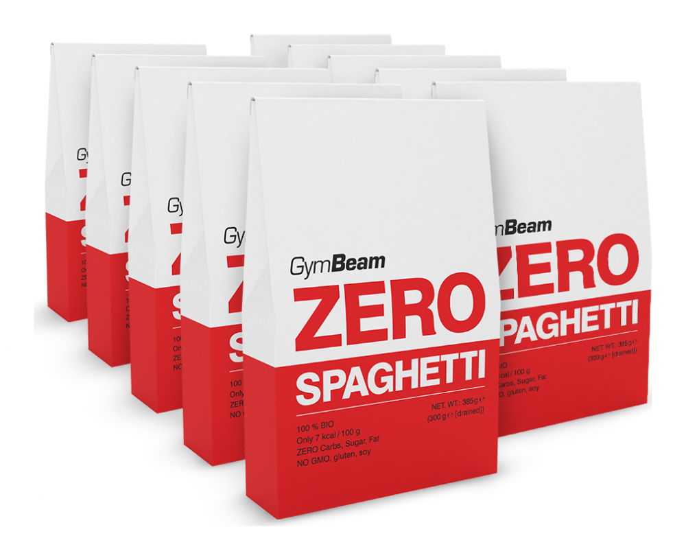 BIO Zero Spaghetti 385 g – GymBeam 10 x 385 g