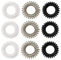 Sada spirálových gumiček do vlasů - BeastPink  