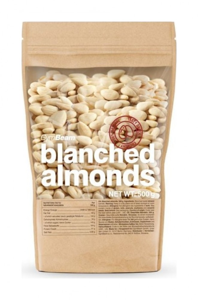 Blanšírované mandle 500 g
