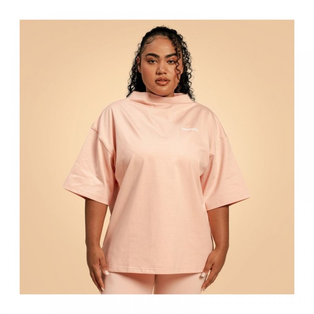 Dámské tričko Oversized Bliss Pink - BeastPink 