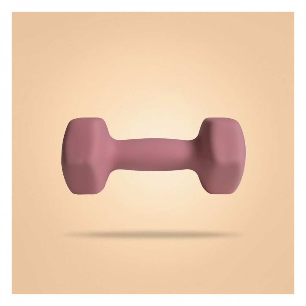 Neoprenová jednoručka Hex - BeastPink 4 kg 