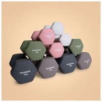 Neoprenová jednoručka Hex - BeastPink 2 kg  