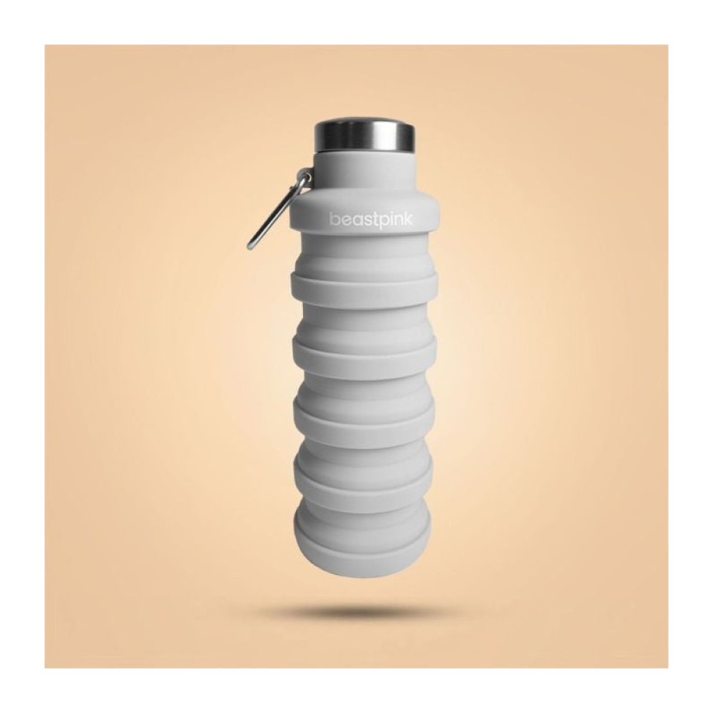 Skládací láhev Grey 500 ml - BeastPink