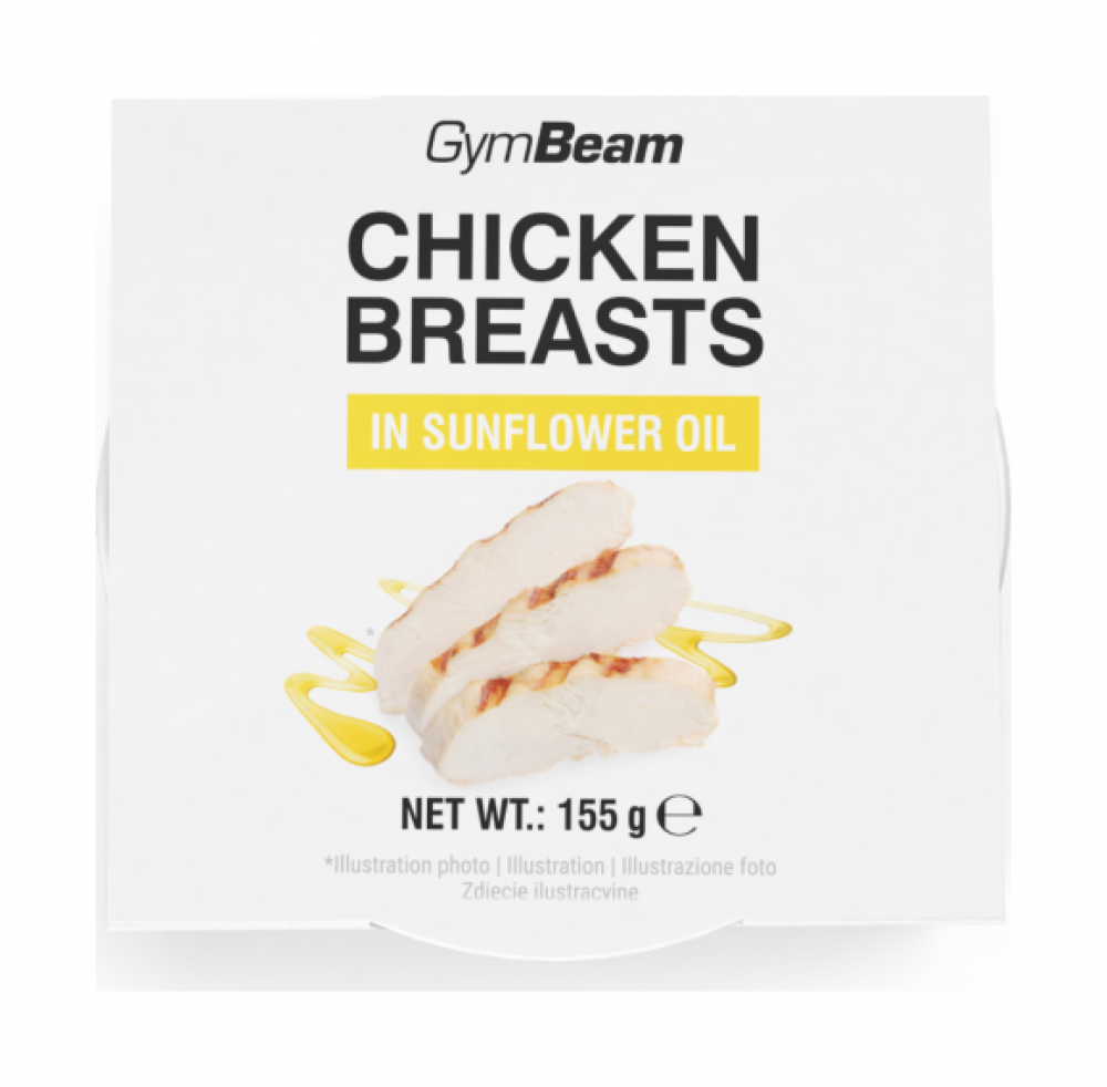 Kuřecí prsa ve slunečnicovém oleji 155 g