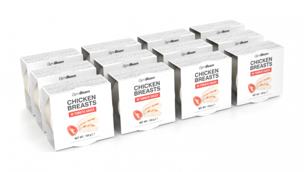 Kuřecí prsa v rajčatové omáčce 12 x 155 g