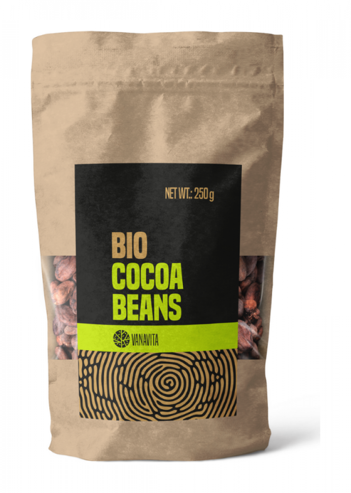 BIO Kakaové boby - VanaVita 250 g