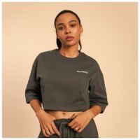 Dámské tričko Cropped Serenity Shadow - BeastPink  