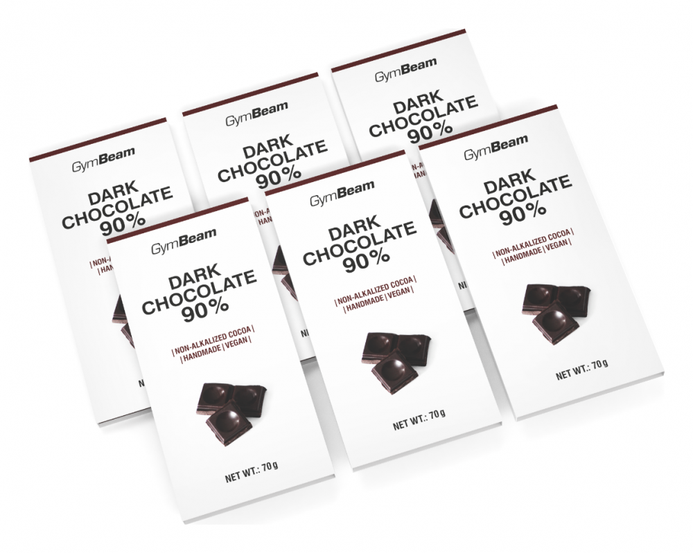 Hořká čokoláda 90% 6 x 70 g