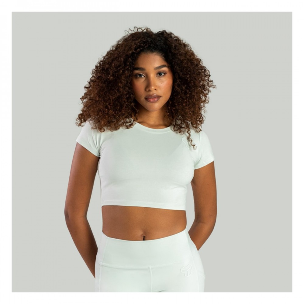 Dámské tričko Essential CropTop Moon Grey - STRIX 