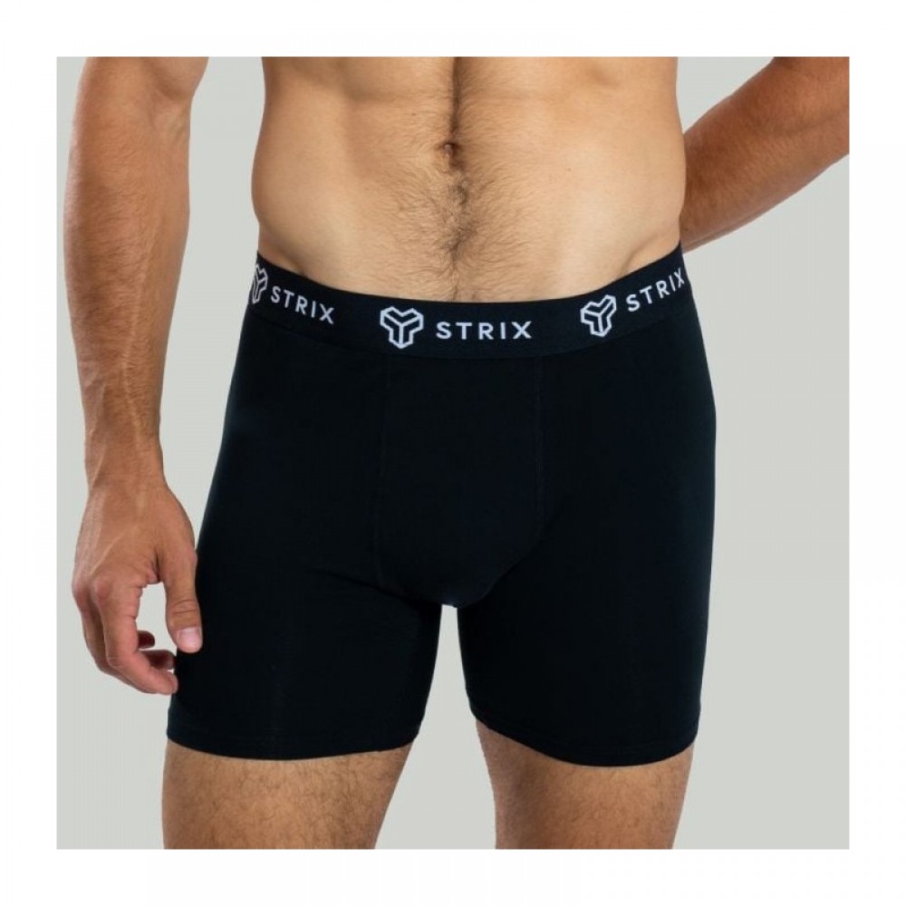 Pánské boxerky Essential 2Pack Black - STRIX 