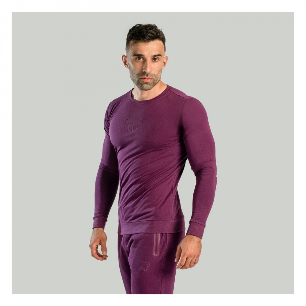 Tričko s dlouhým rukávem Essential Plum - STRIX 