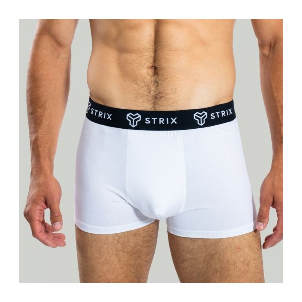 Pánské boxerky Essential Trunks 2Pack White - STRIX 