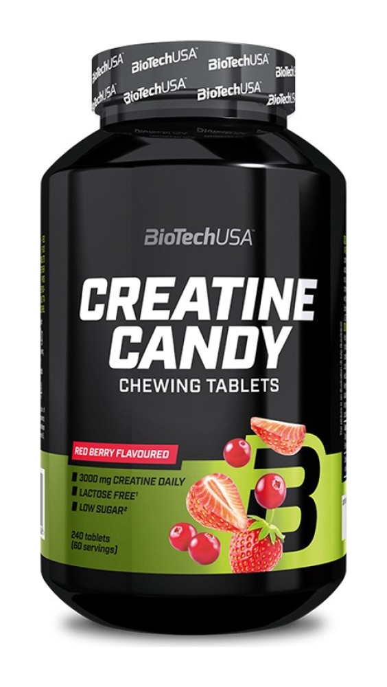 Creatine Candy red berry 240 tbl