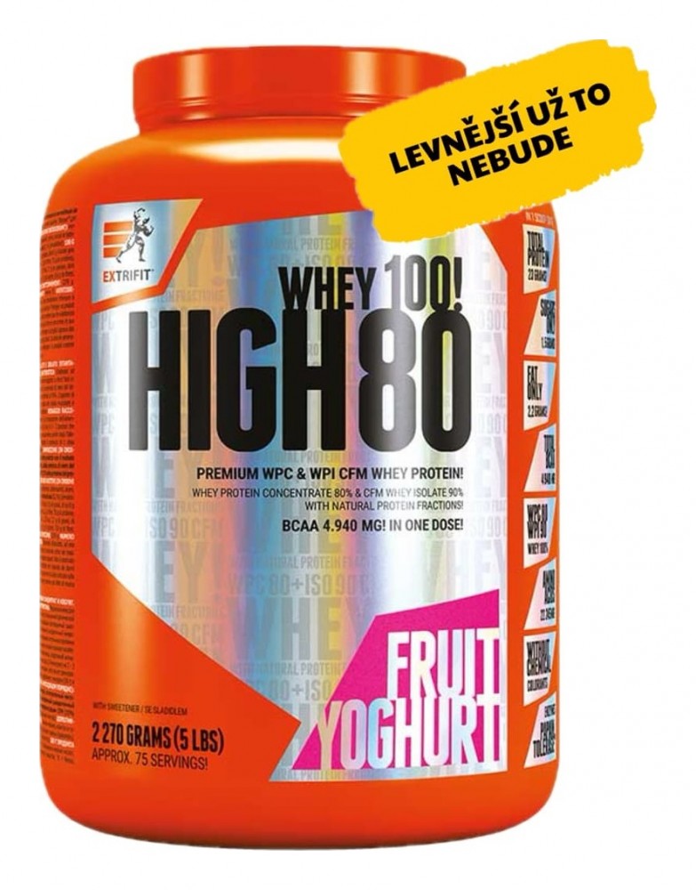 AKCE High Whey 80 2270 g fruit yoghurt