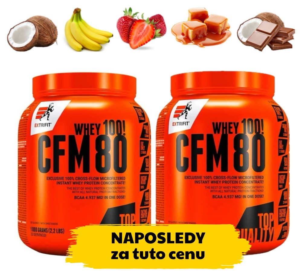 AKCE 1+1 CFM Instant Whey 80 1000 g