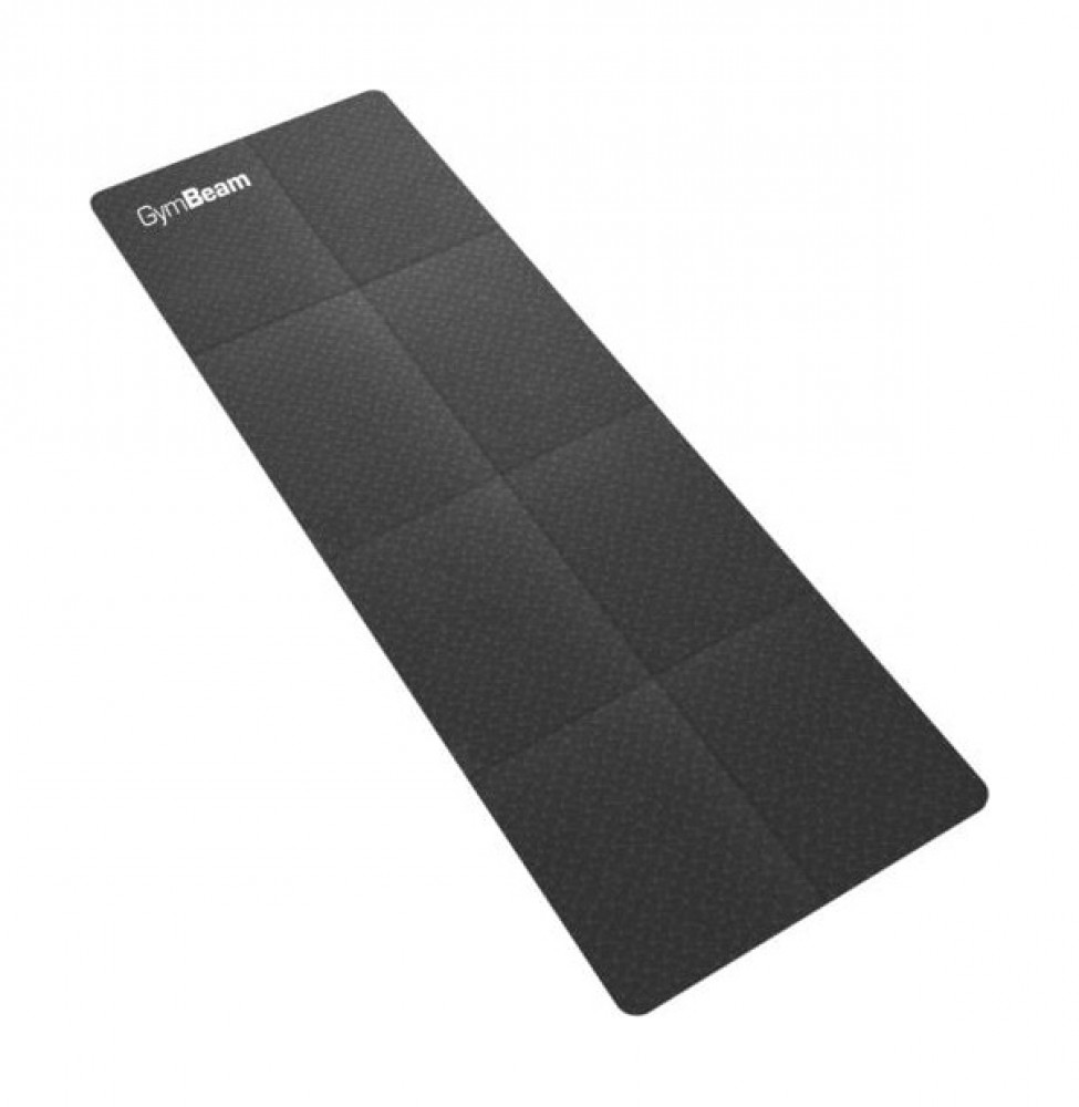 Folding Yoga Mat Black 