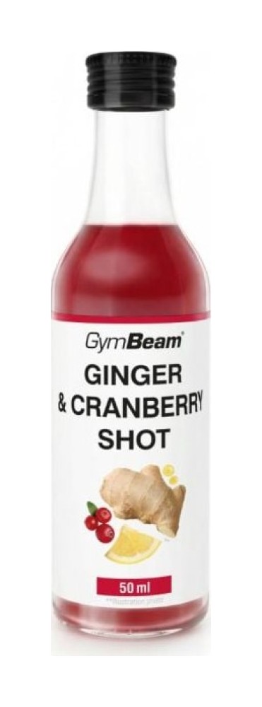 Zázvorový shot s brusinkami