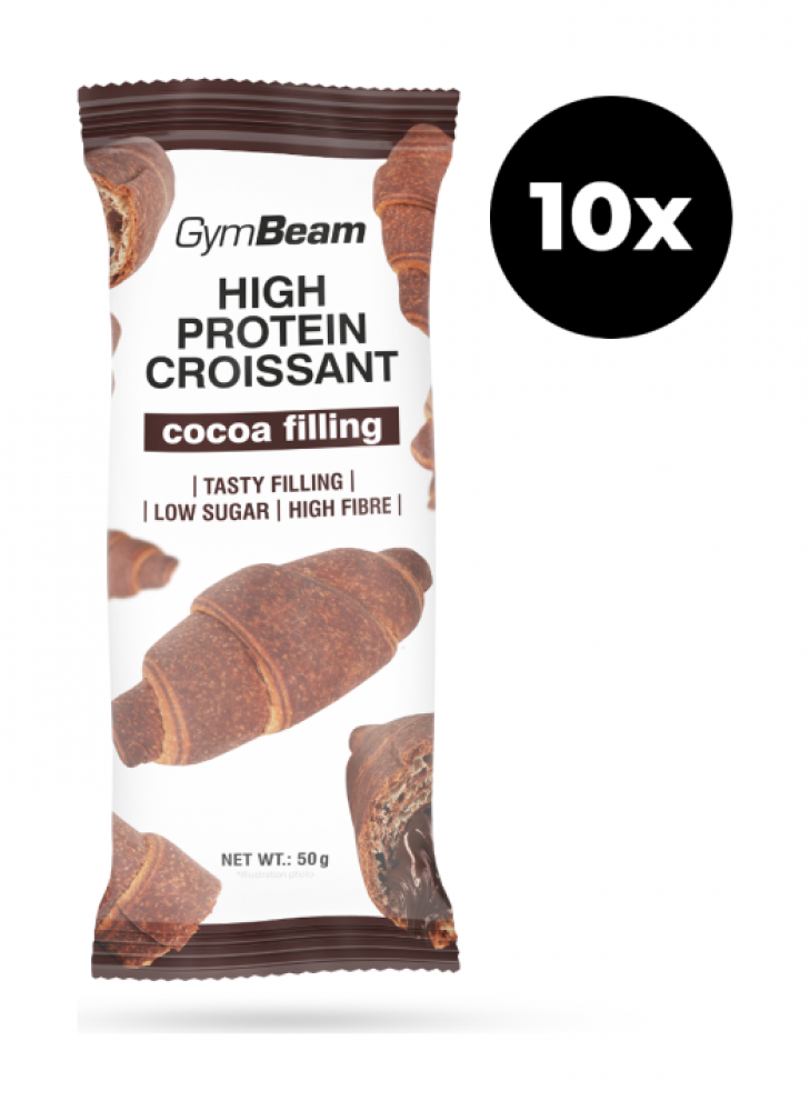 Proteinový croissant s kakaovou náplní 10 x 50 g