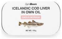 Islandská tresčí játra ve vlastním oleji 115 g 