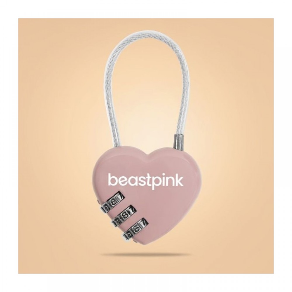 Visací zámek kladka Cupid - BeastPink 