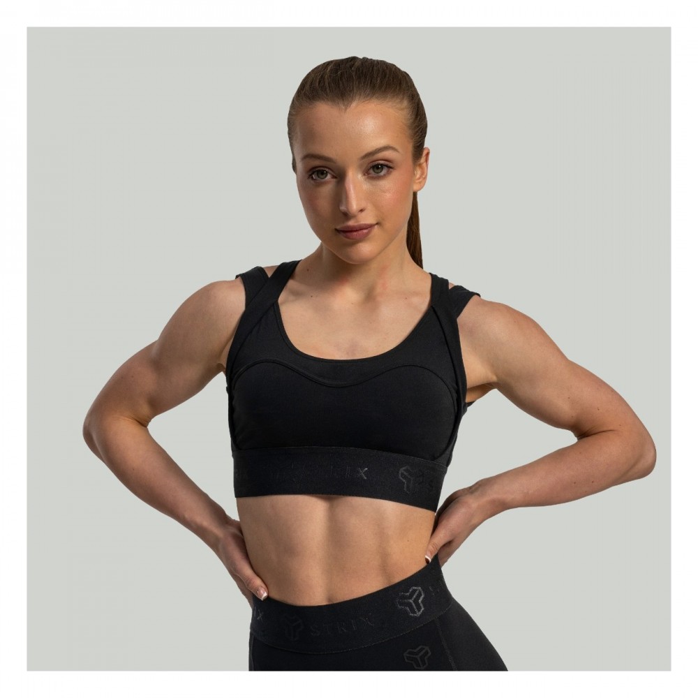 Sportovní podprsenka Lunar Black - STRIX 