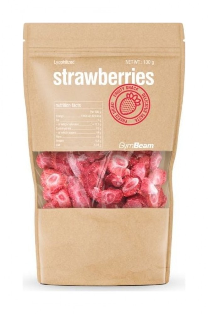 Lyofilizované jahody 