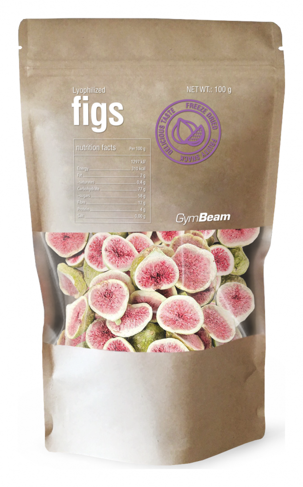 Lyofilizované fíky – GymBeam 100 g