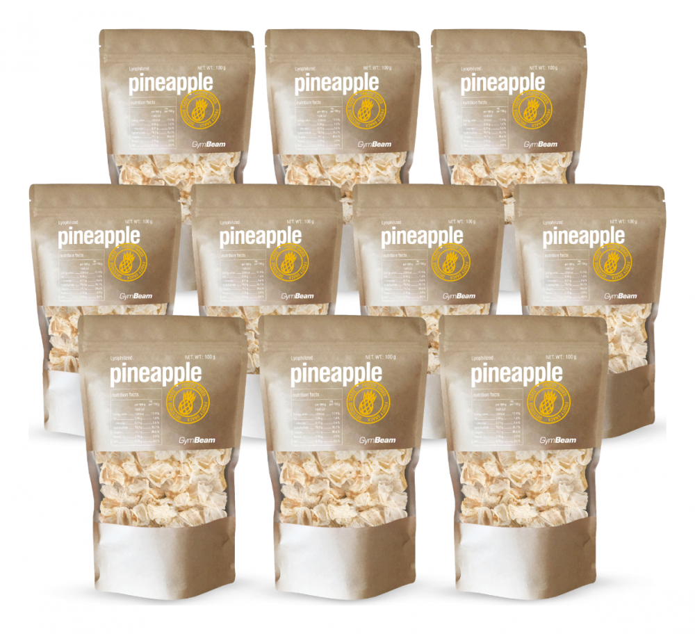Lyofilizovaný ananas 8 x 100 g