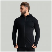 Mikina se zipem MERINO I Black - STRIX  