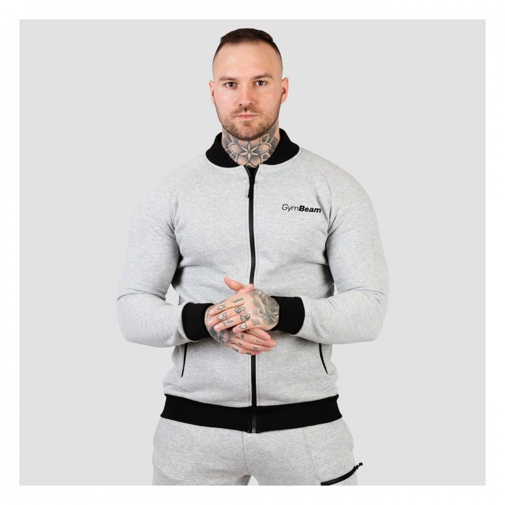 Mikina Zipper Classic Grey 