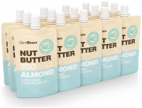 Ořechové máslo 2GO - mandlové máslo s kokosem a bílou čokoládou 15 x 80 g 