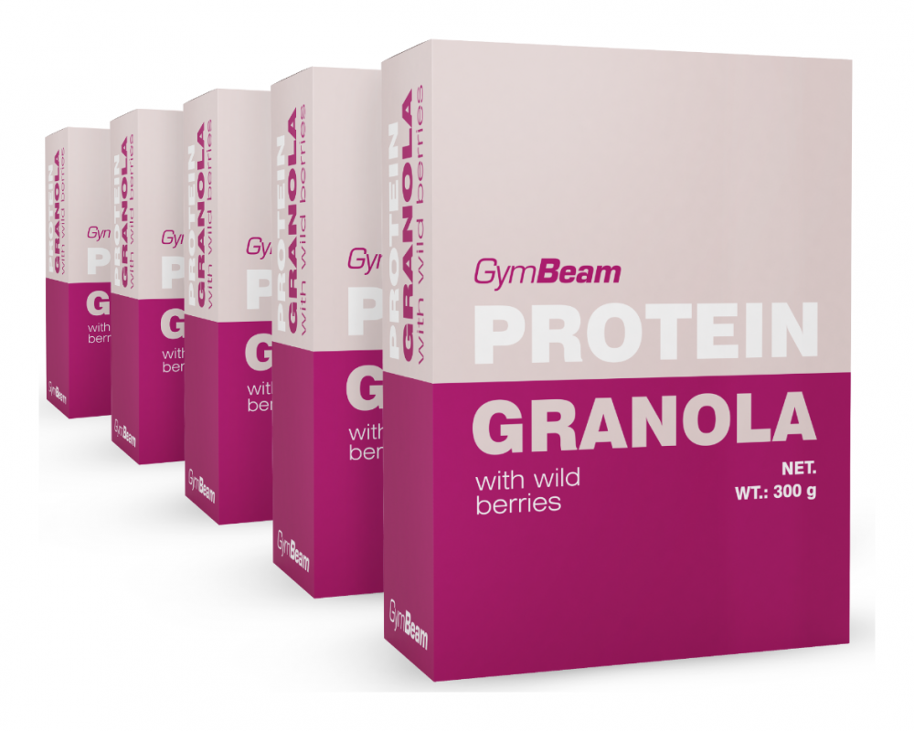 Proteinová granola s lesním ovocem 5 x 300 g