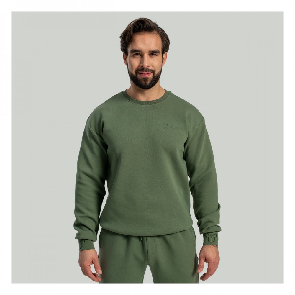 Mikina Relaxed Cedar Green - STRIX 