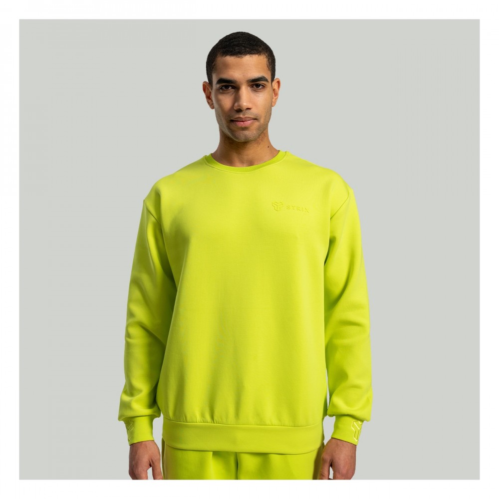 Mikina Relaxed Chartreuse - STRIX 