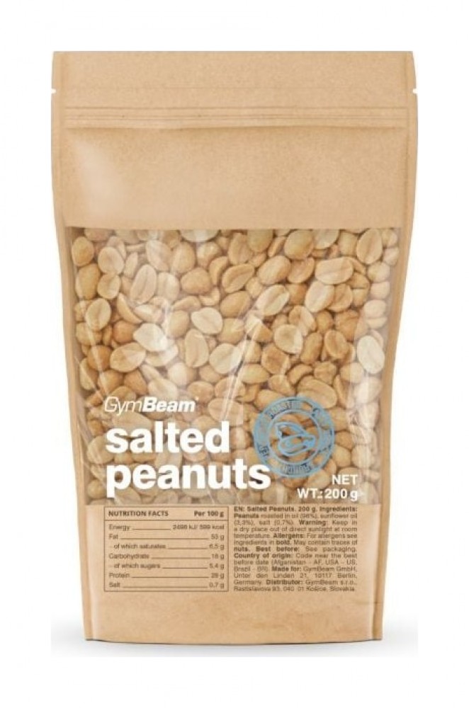 Pražené solené arašídy 200 g